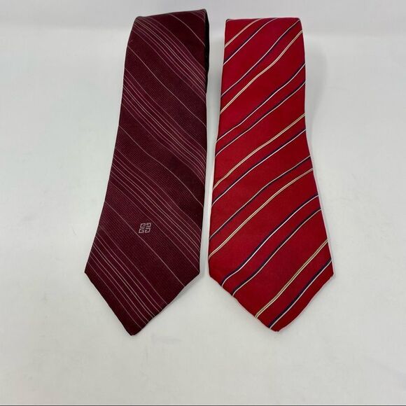 Givenchy - Designer Neckties- Qty 2 - Picture 1 of 8